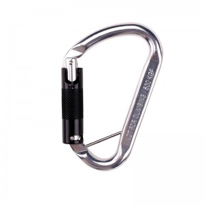 Aviation aluminum mountaineering quick buckle outdoor rock climbing carabiner camping fitness yoga hammock with accessories aluminum alloy safety hook