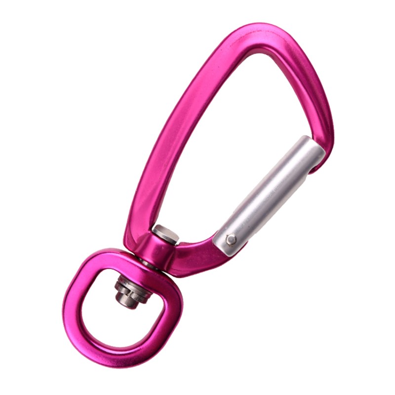 High quality carabiner large pull aviation aluminum mountaineering buckle large animal traction dog buckle climbing hammock yoga quick clasp