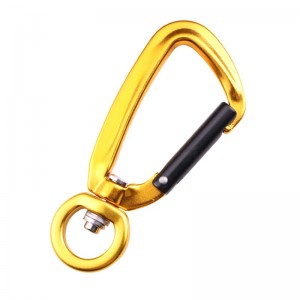 Outdoor hook climbing camping main lock mountaineering buckle carabiner multi-function carabiner outdoor quick catch quick fall equipment safety lock with hook animal dog aviation aluminum alloy