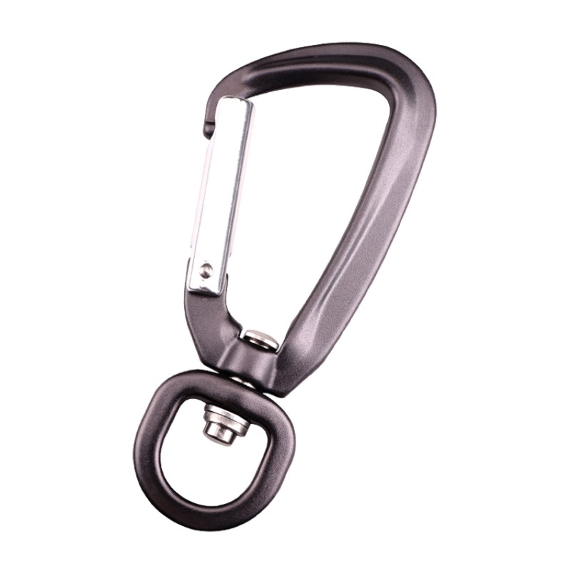 Outdoor hook climbing camping main lock mountaineering buckle carabiner multi-function carabiner outdoor quick catch quick fall equipment safety lock with hook animal dog aviation aluminum alloy