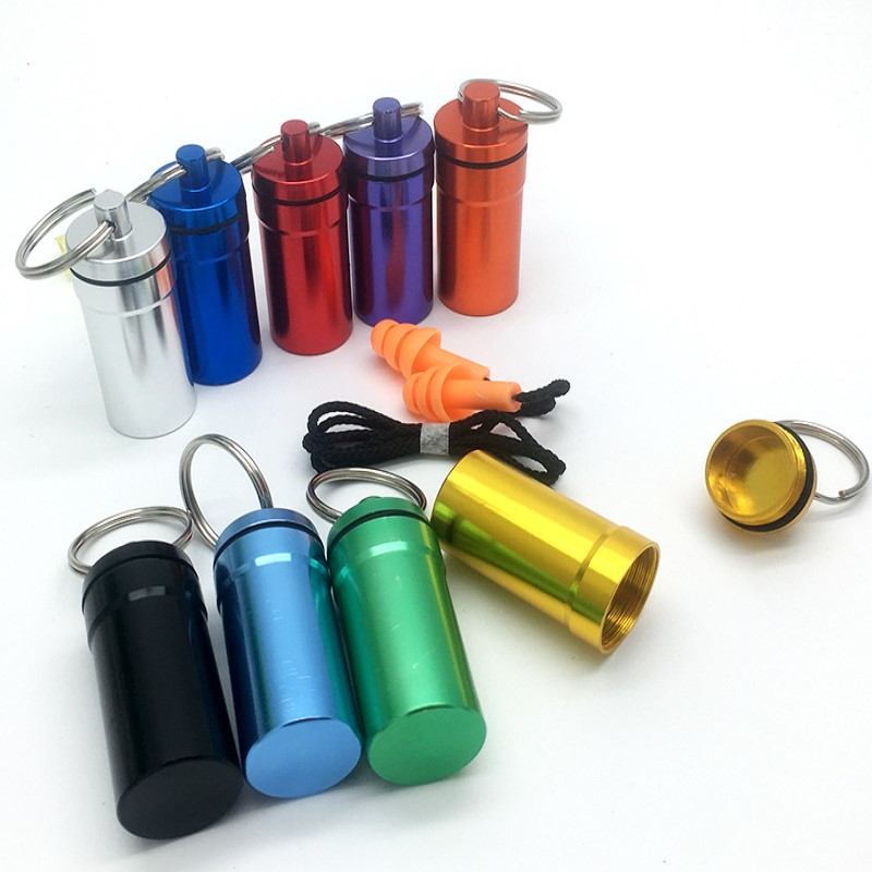 Aluminum alloy medicine bottle and earplug aluminum bottle