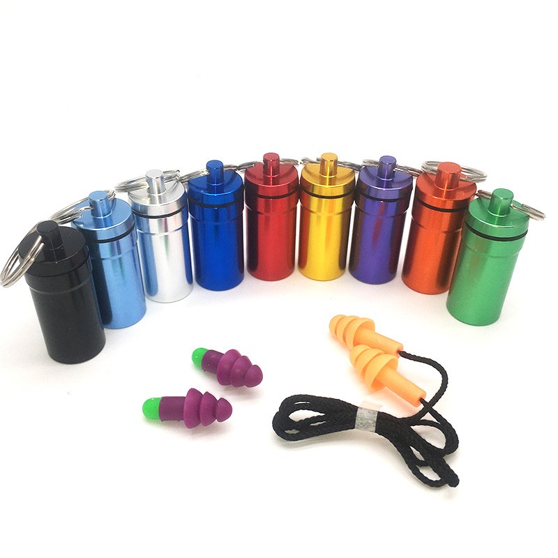 Aluminum alloy medicine bottle and earplug aluminum bottle