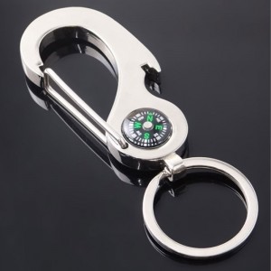 Key ring compass dog ring compass waist ring compass key ring