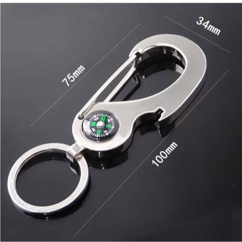 Key ring compass dog ring compass waist ring compass key ring